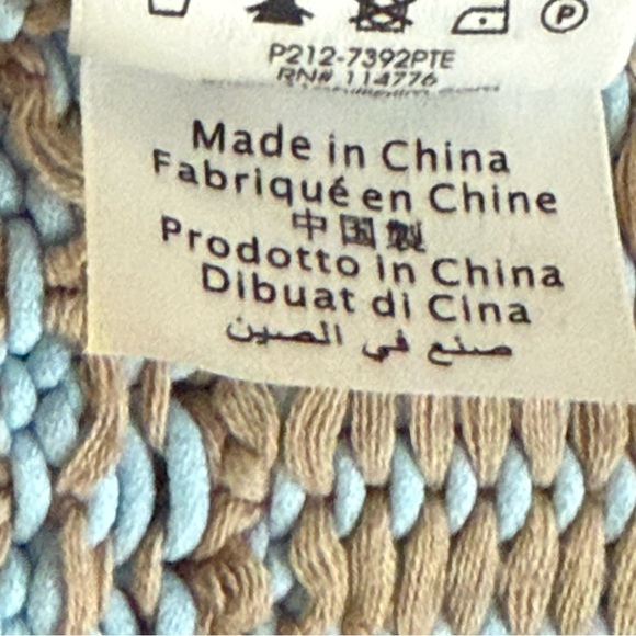 Phillip Lim Striped Blue and Beige Women's SweaterSize L - Picture 6 of 6